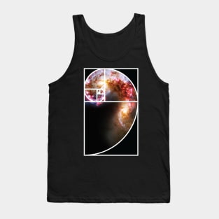 Fibonacci Spiral Galaxy Tank Top